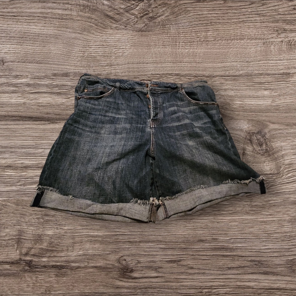 Plus Size Women's Denim Women's Shorts